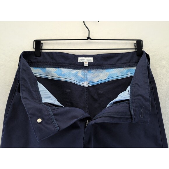 Peter Millar EB66 Performance Golf Pants Men 32x32 Navy Blue Five-Pocket - Picture 9 of 16